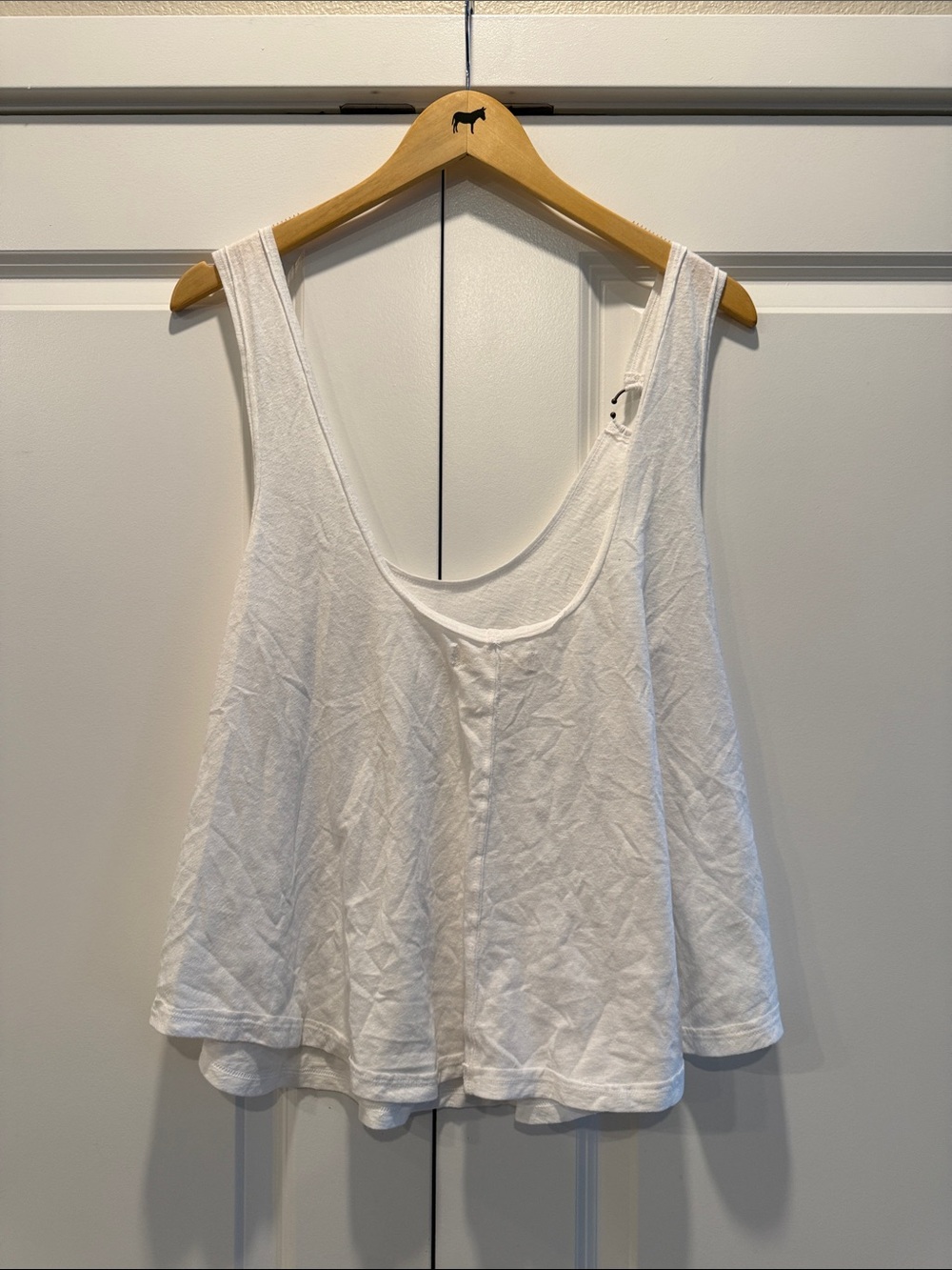 Free People Carly metal ring flowy tank top - Picture 5 of 7